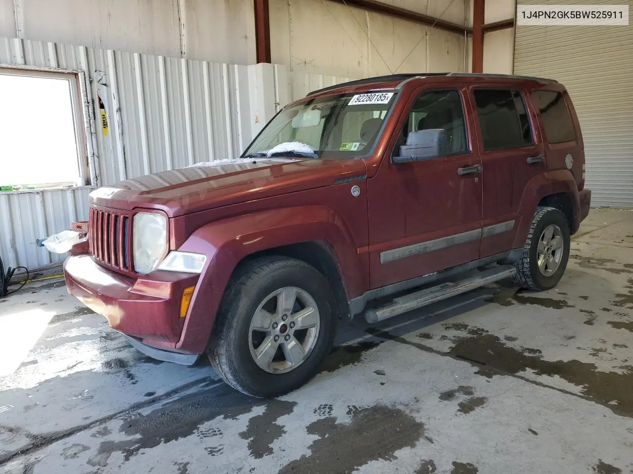 1J4PN2GK5BW525911 2011 Jeep Liberty Sport