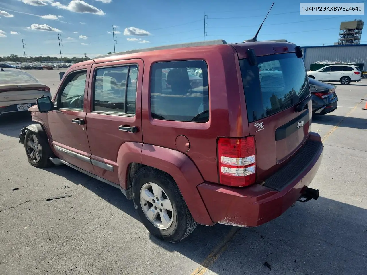 1J4PP2GKXBW524540 2011 Jeep Liberty Sport