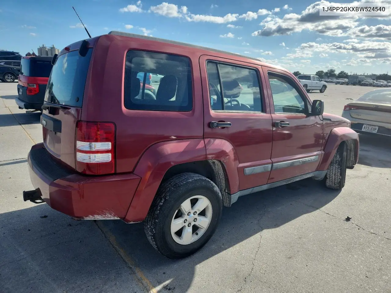1J4PP2GKXBW524540 2011 Jeep Liberty Sport