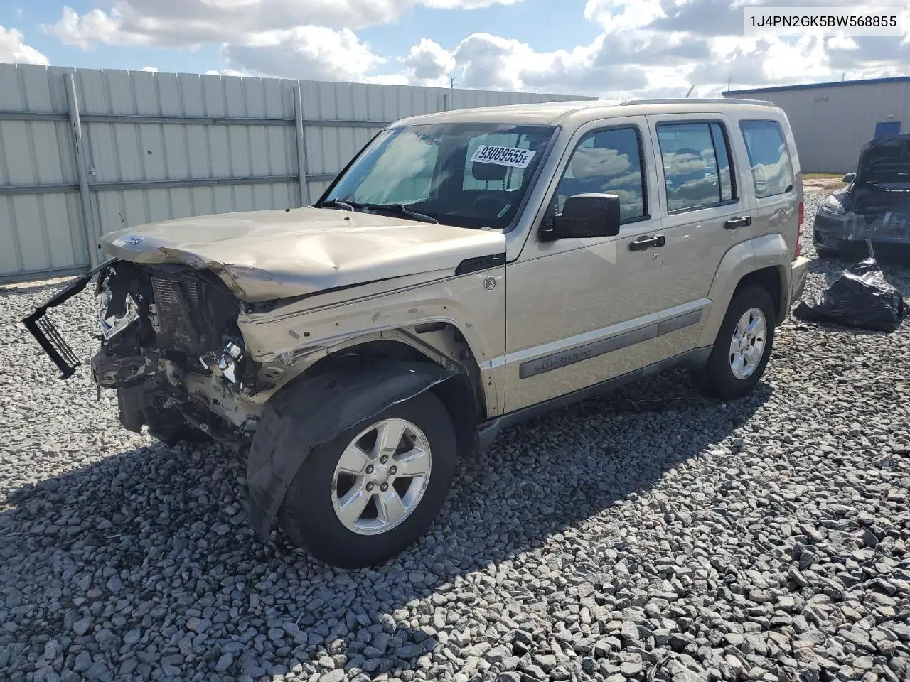 1J4PN2GK5BW568855 2011 Jeep Liberty Sport