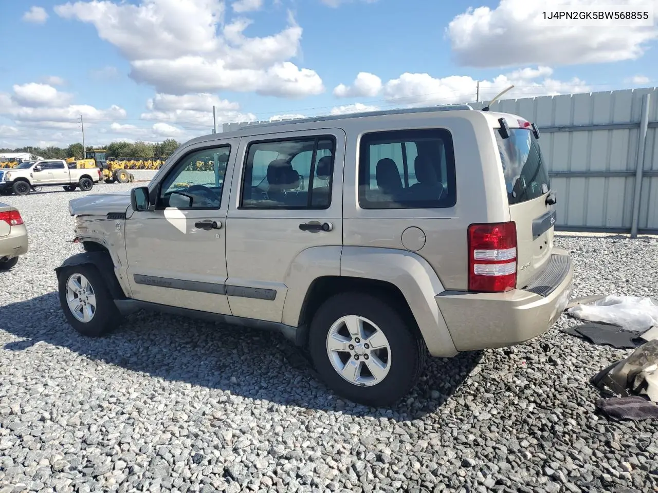 1J4PN2GK5BW568855 2011 Jeep Liberty Sport