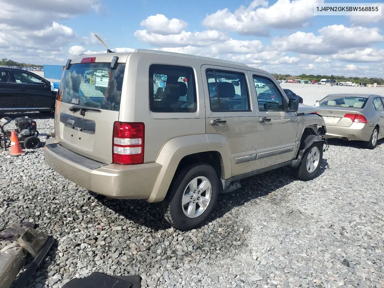 1J4PN2GK5BW568855 2011 Jeep Liberty Sport