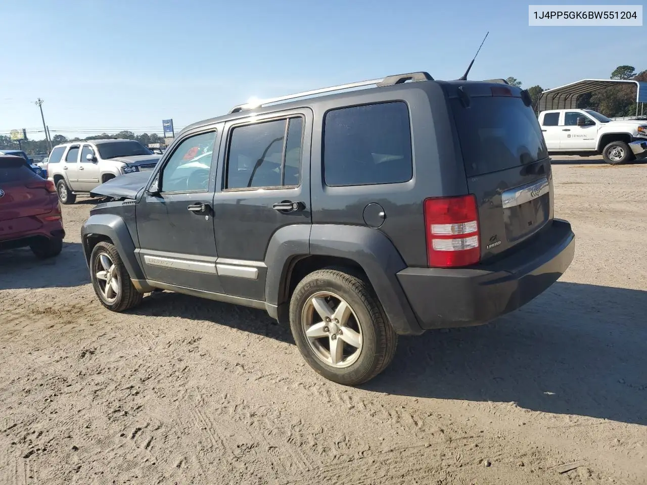 1J4PP5GK6BW551204 2011 Jeep Liberty Limited
