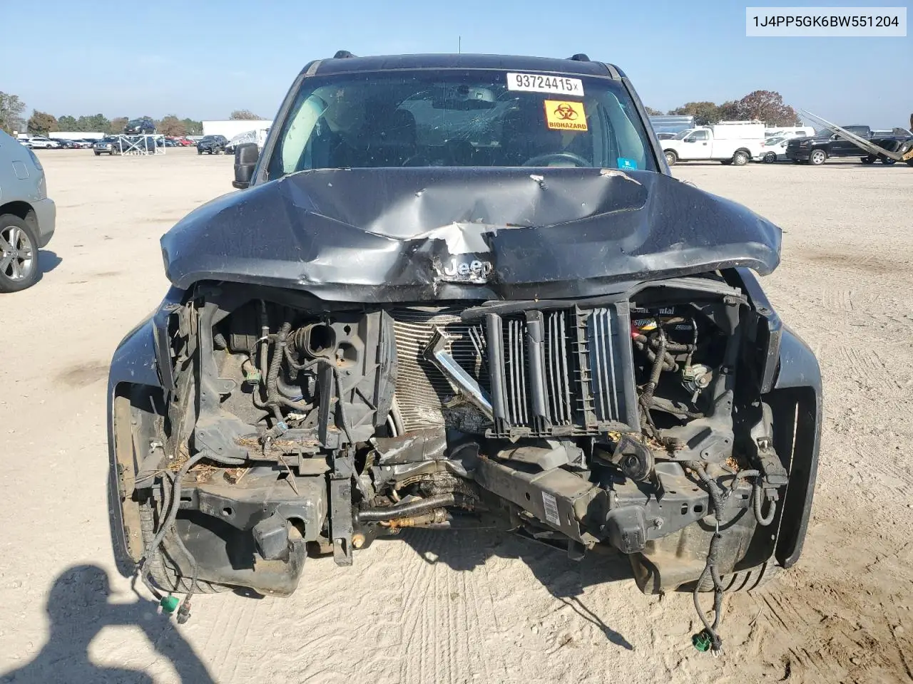 1J4PP5GK6BW551204 2011 Jeep Liberty Limited