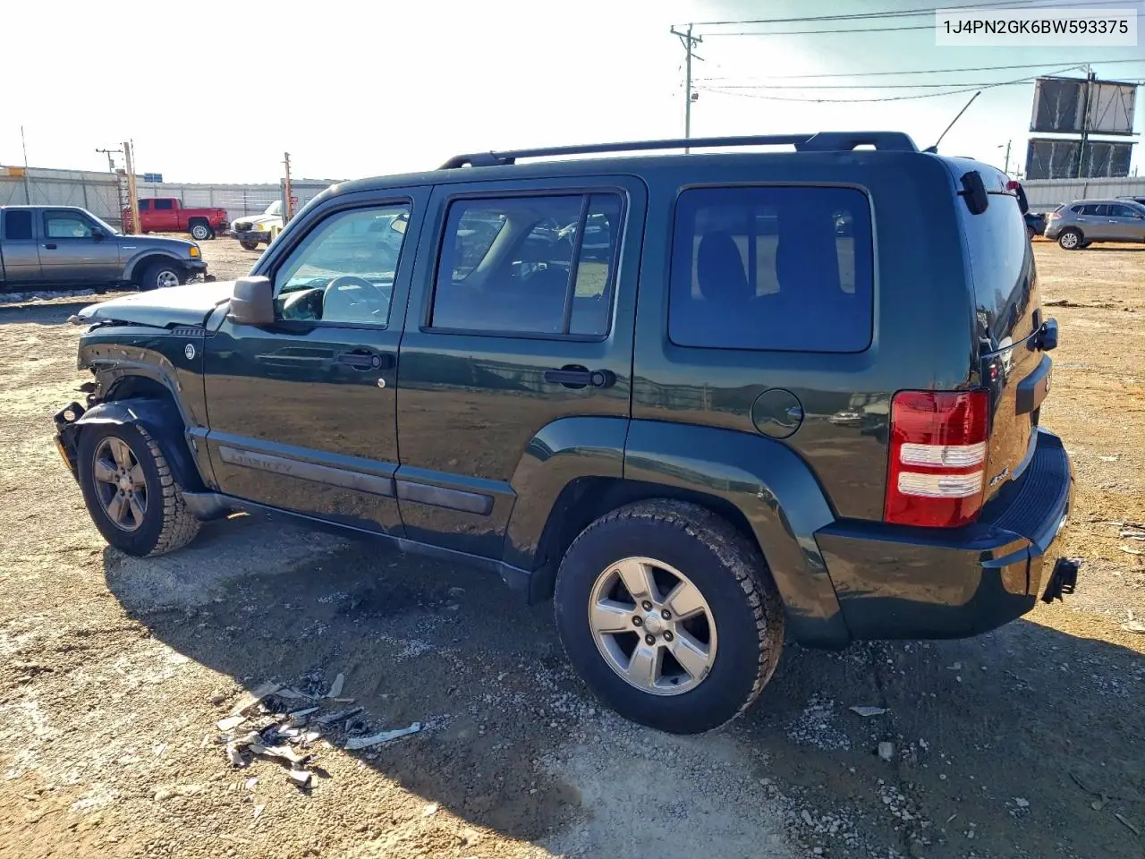 1J4PN2GK6BW593375 2011 Jeep Liberty Sport