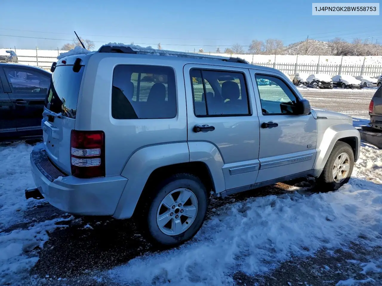 1J4PN2GK2BW558753 2011 Jeep Liberty Sport
