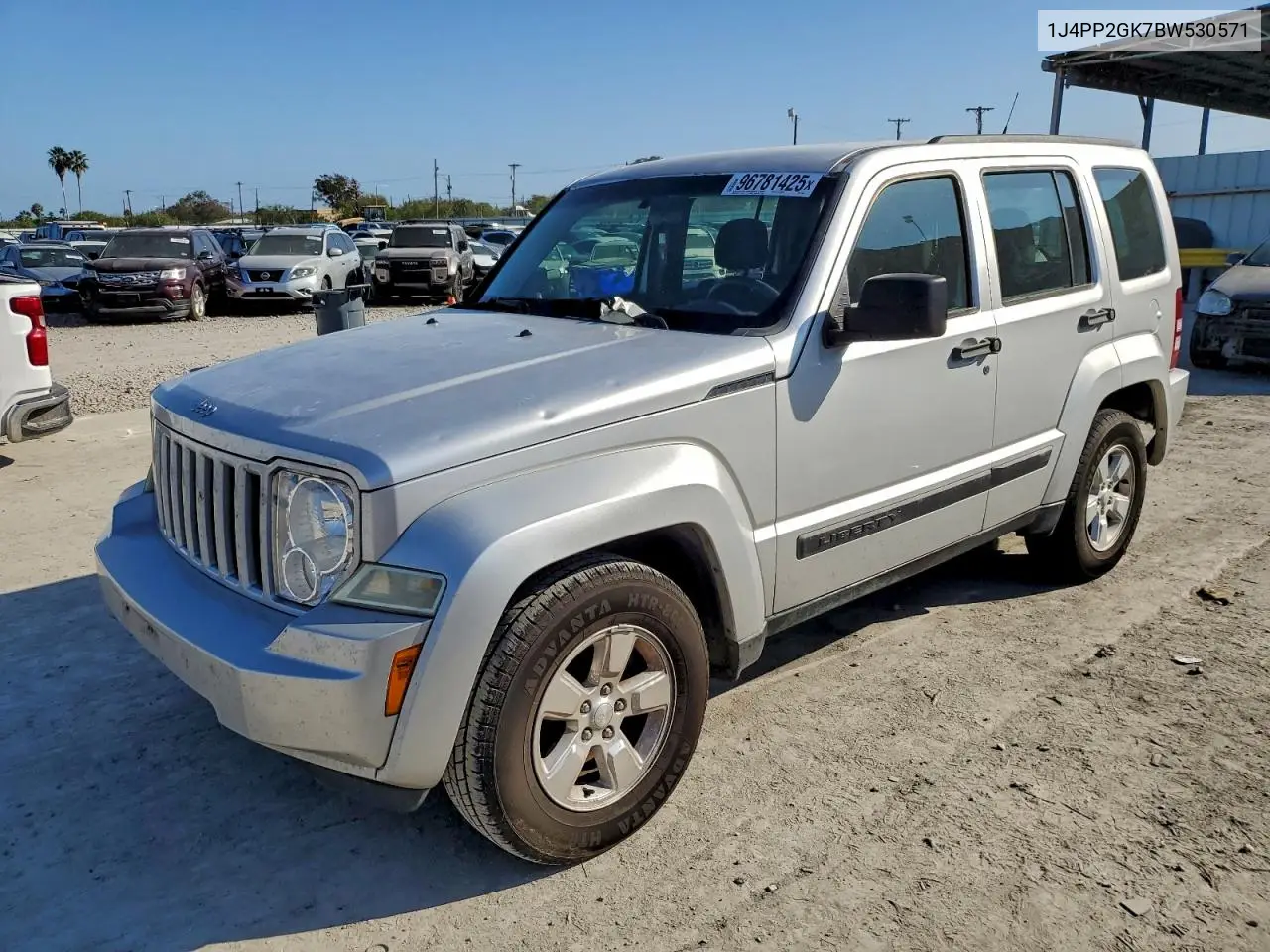 1J4PP2GK7BW530571 2011 Jeep Liberty Sport