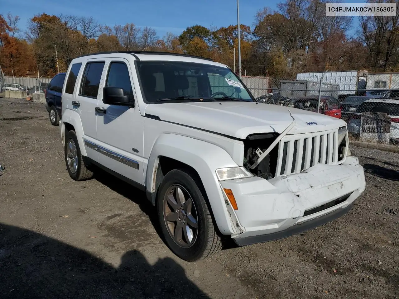 1C4PJMAK0CW186305 2012 Jeep Liberty Sport