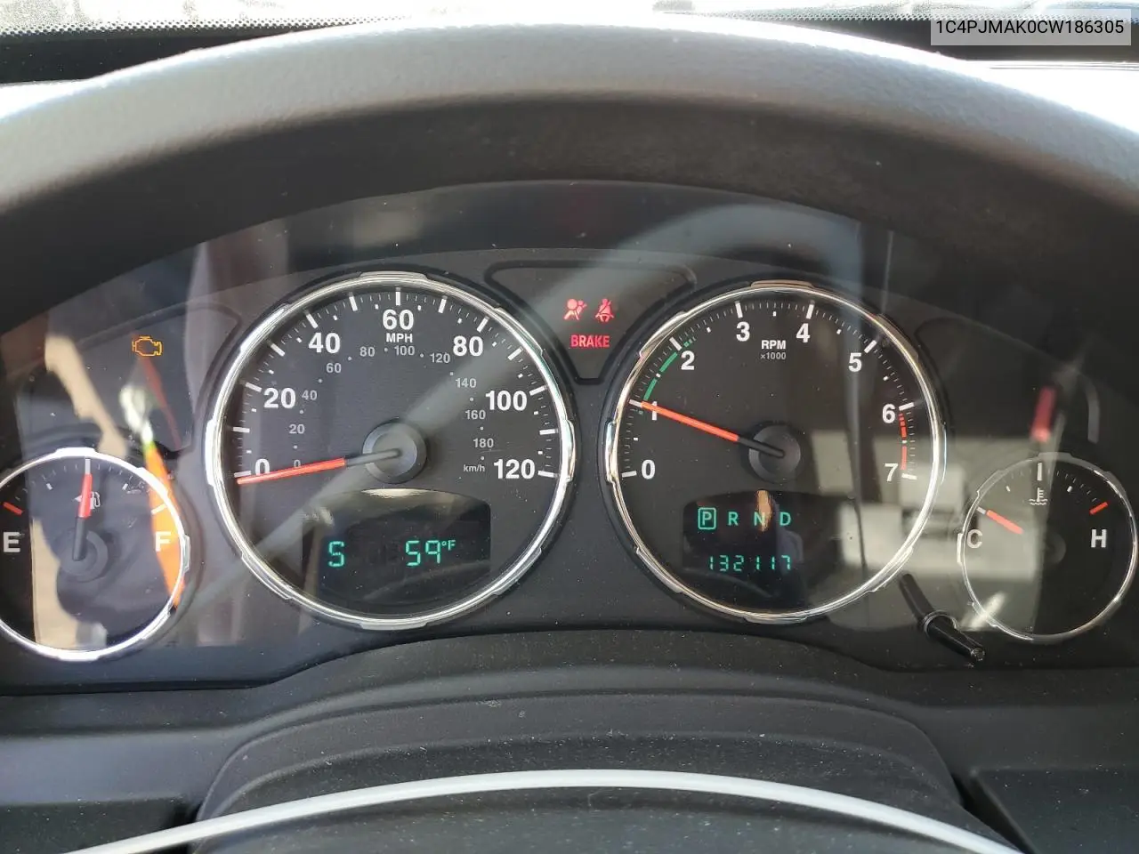 1C4PJMAK0CW186305 2012 Jeep Liberty Sport