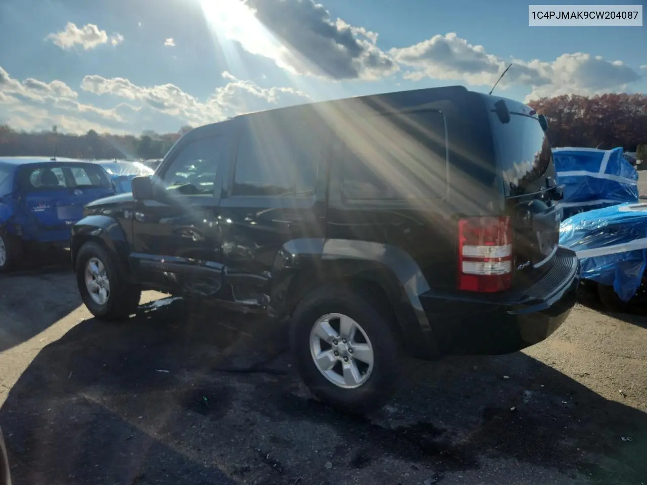 1C4PJMAK9CW204087 2012 Jeep Liberty Sport