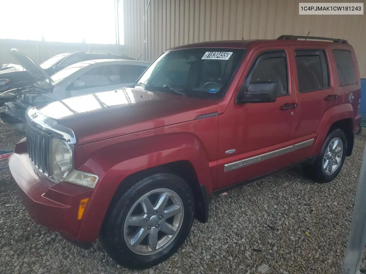 1C4PJMAK1CW181243 2012 Jeep Liberty Sport
