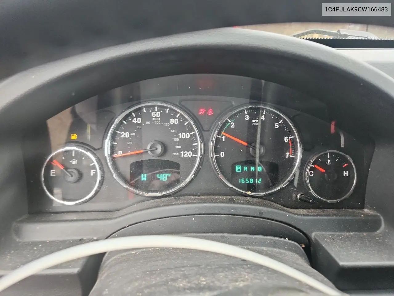 1C4PJLAK9CW166483 2012 Jeep Liberty Sport