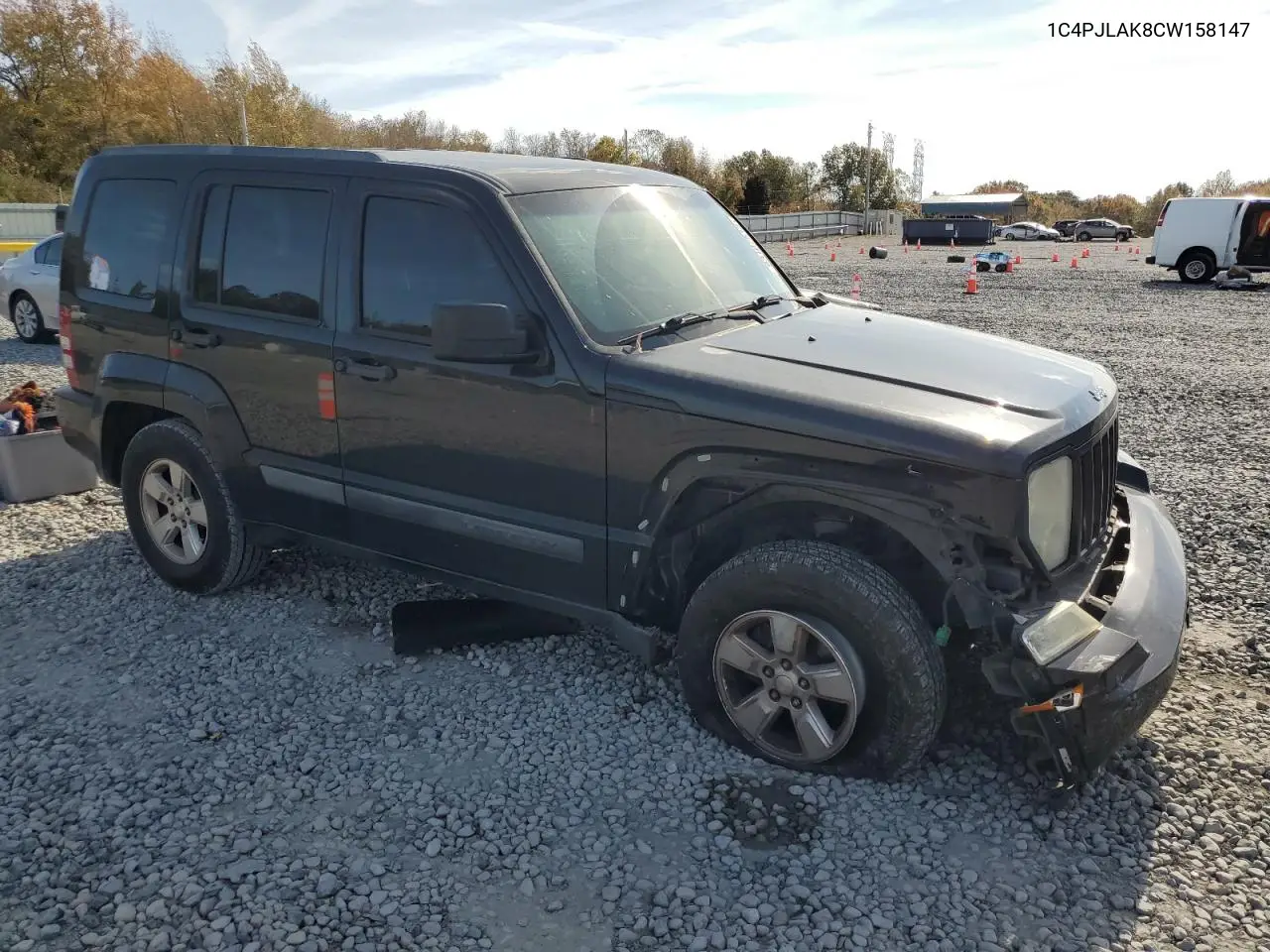 1C4PJLAK8CW158147 2012 Jeep Liberty Sport