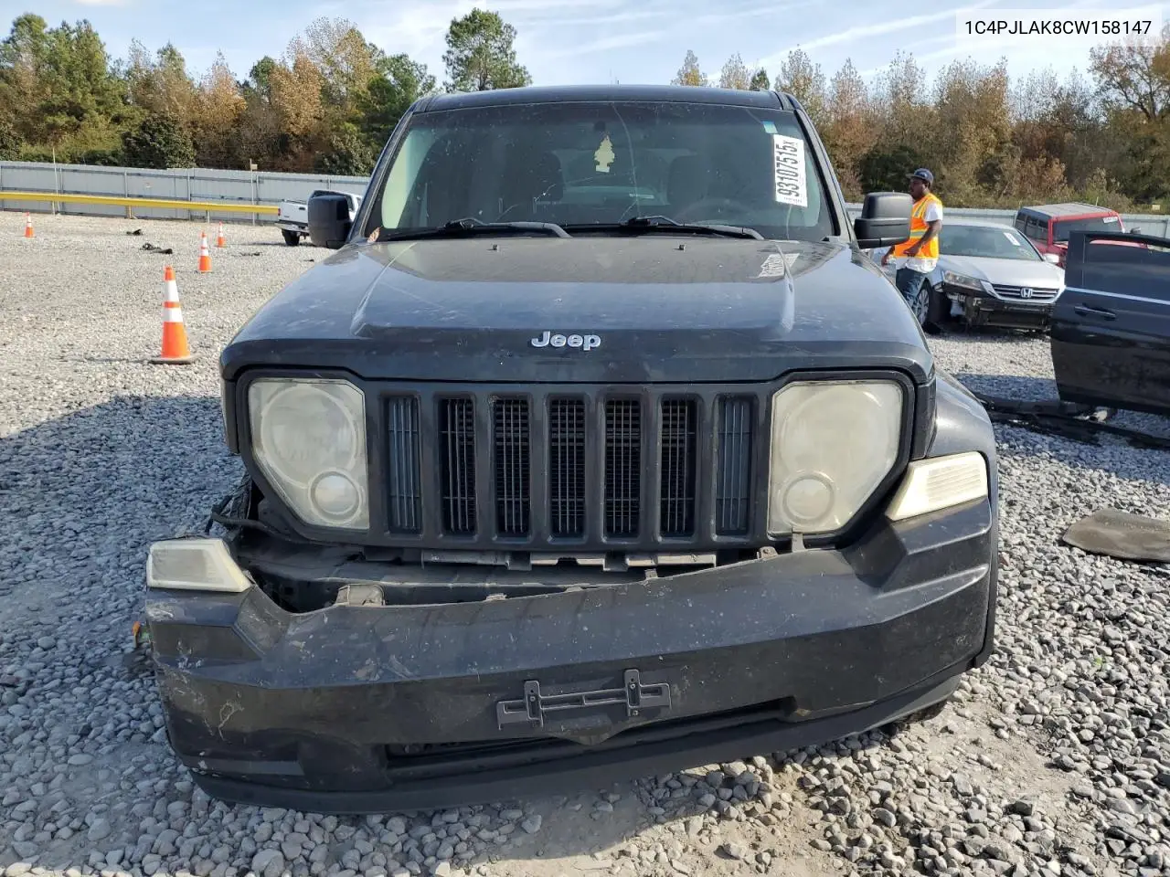 1C4PJLAK8CW158147 2012 Jeep Liberty Sport