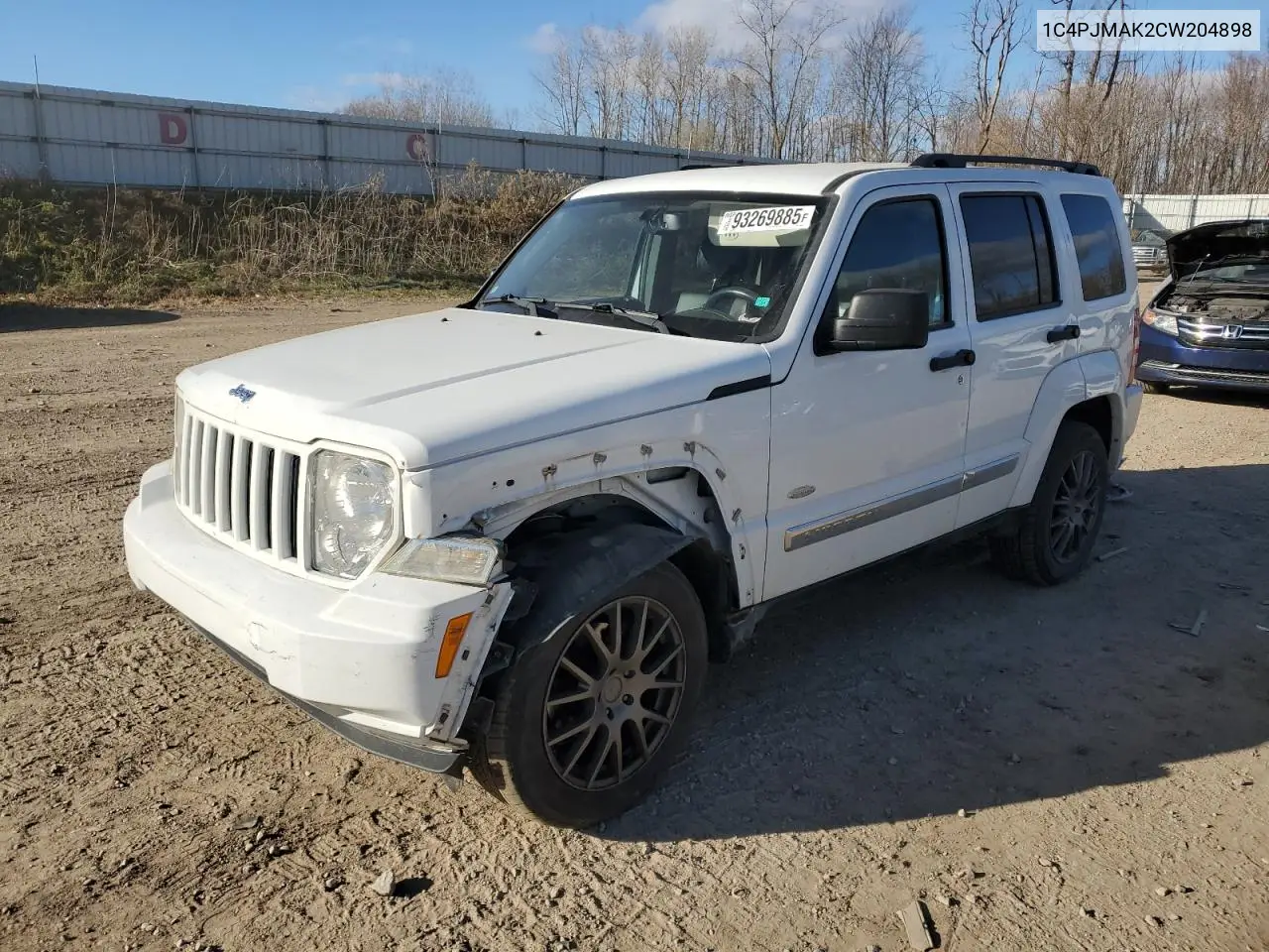 1C4PJMAK2CW204898 2012 Jeep Liberty Sport