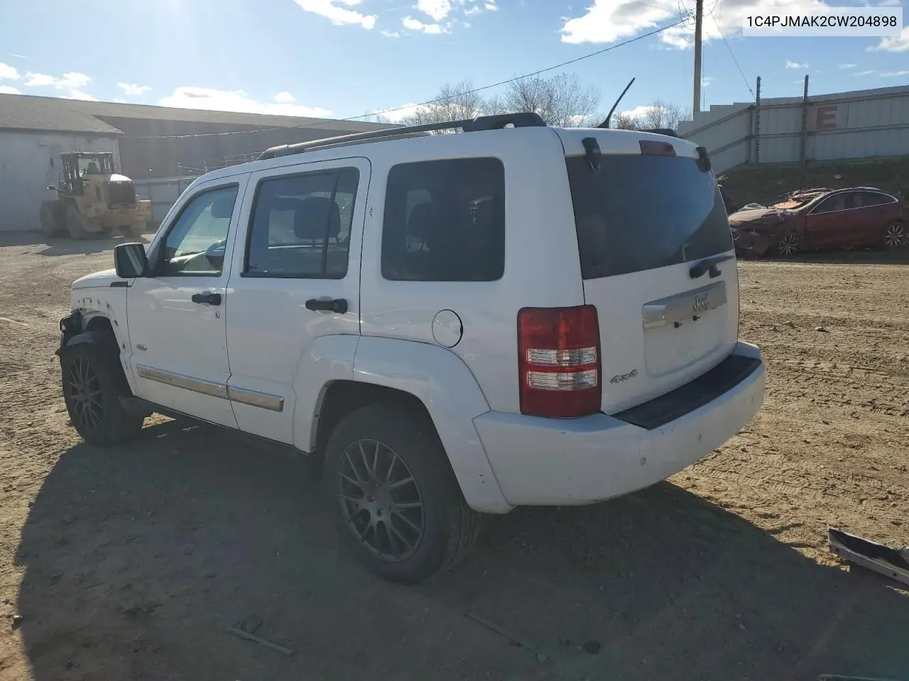 1C4PJMAK2CW204898 2012 Jeep Liberty Sport