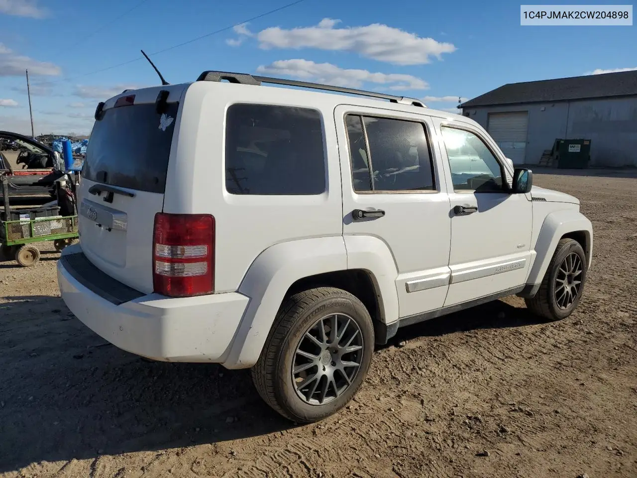 1C4PJMAK2CW204898 2012 Jeep Liberty Sport