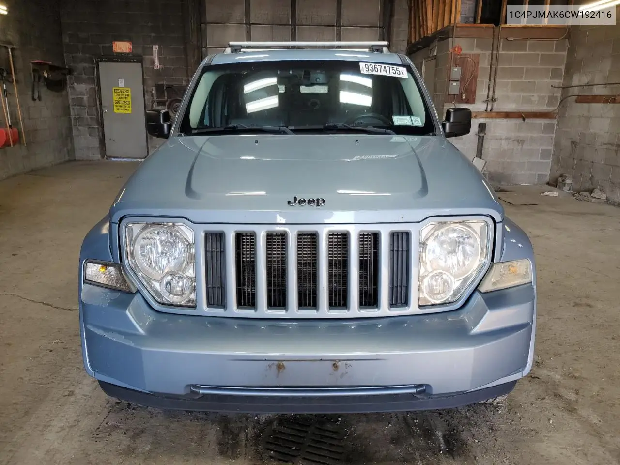 1C4PJMAK6CW192416 2012 Jeep Liberty Sport