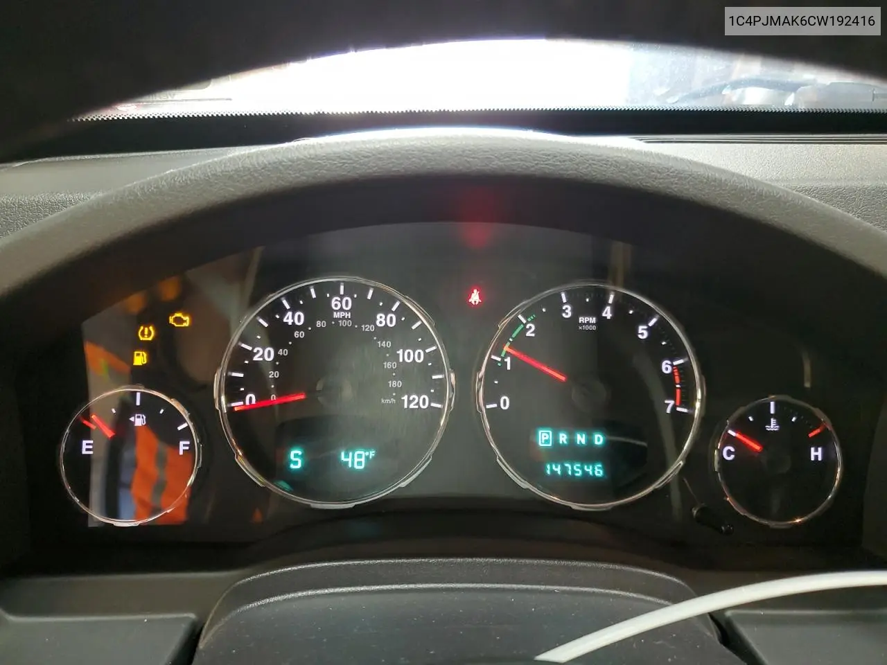 1C4PJMAK6CW192416 2012 Jeep Liberty Sport