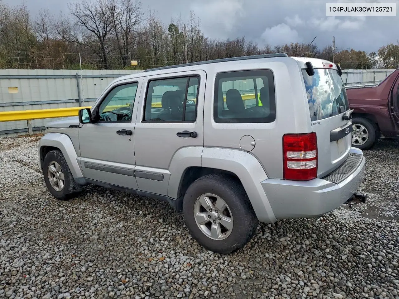 1C4PJLAK3CW125721 2012 Jeep Liberty Sport
