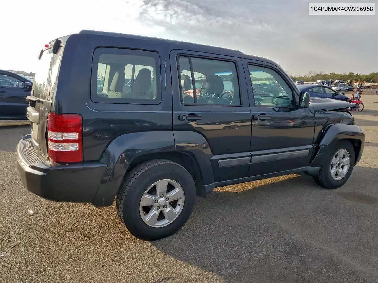 1C4PJMAK4CW206958 2012 Jeep Liberty Sport