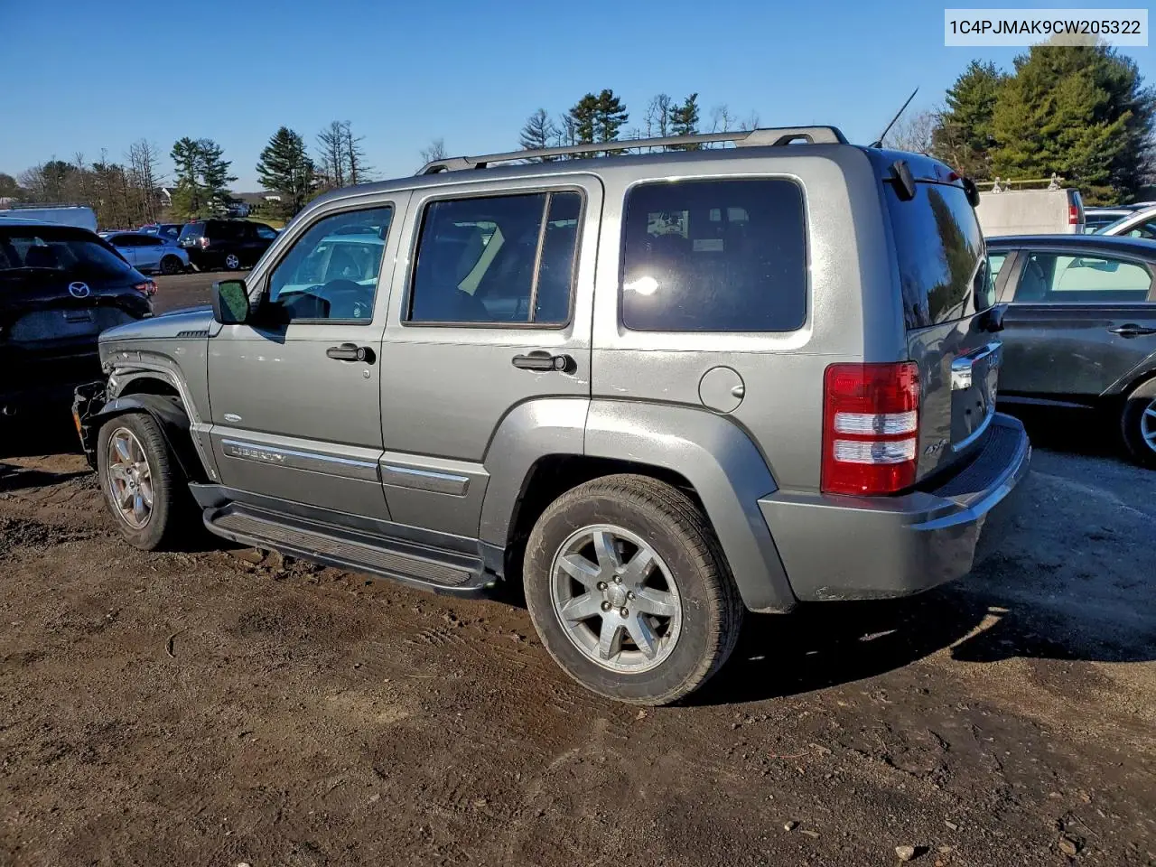 1C4PJMAK9CW205322 2012 Jeep Liberty Sport