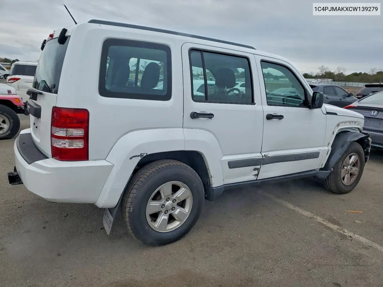 1C4PJMAKXCW139279 2012 Jeep Liberty Sport