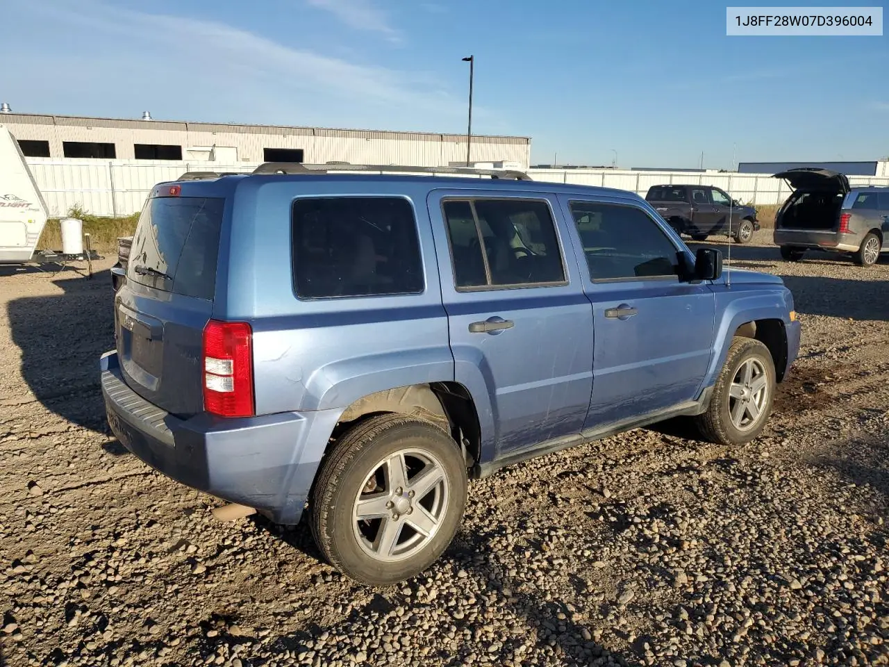 1J8FF28W07D396004 2007 Jeep Patriot Sport