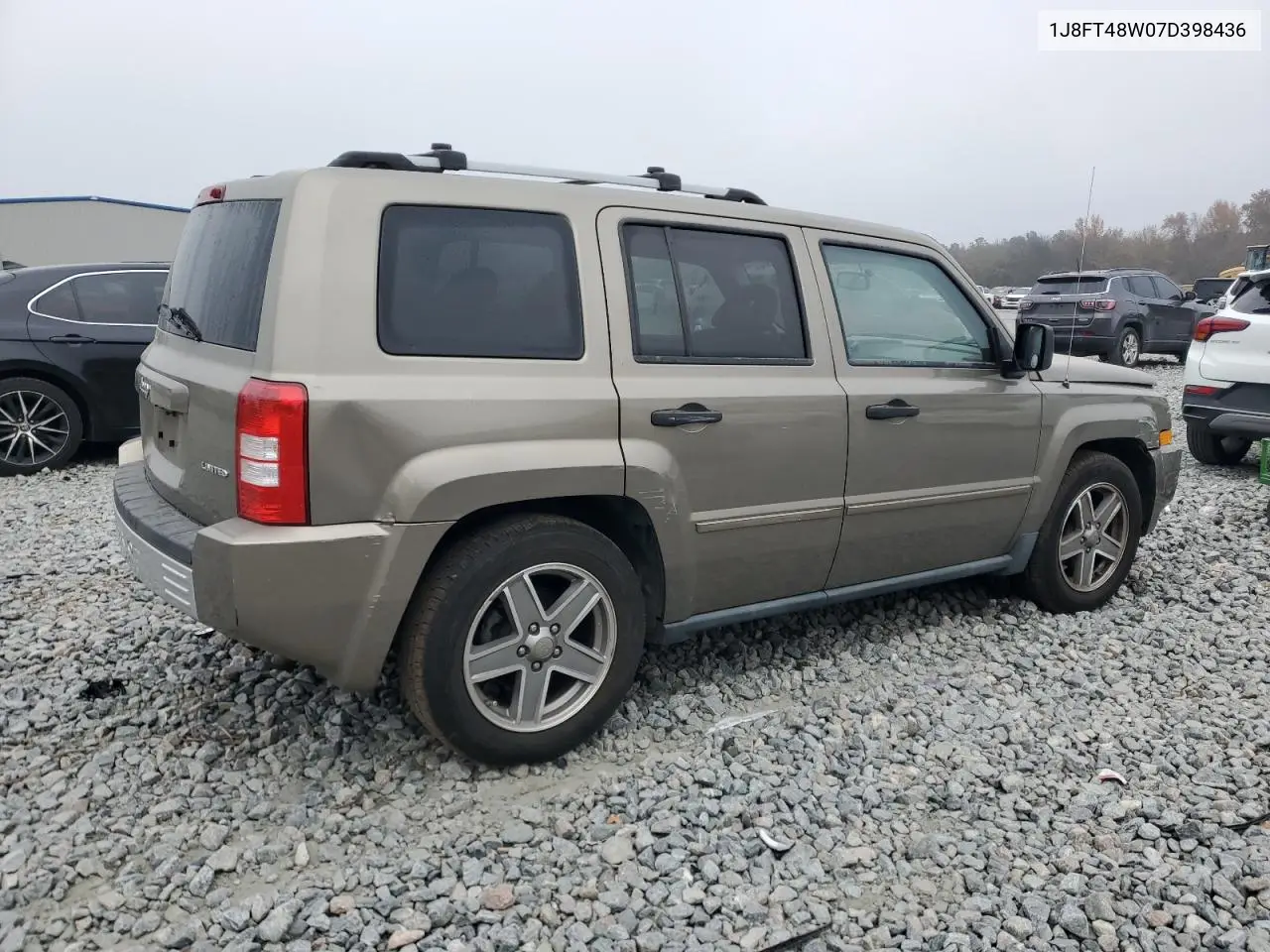 1J8FT48W07D398436 2007 Jeep Patriot Limited