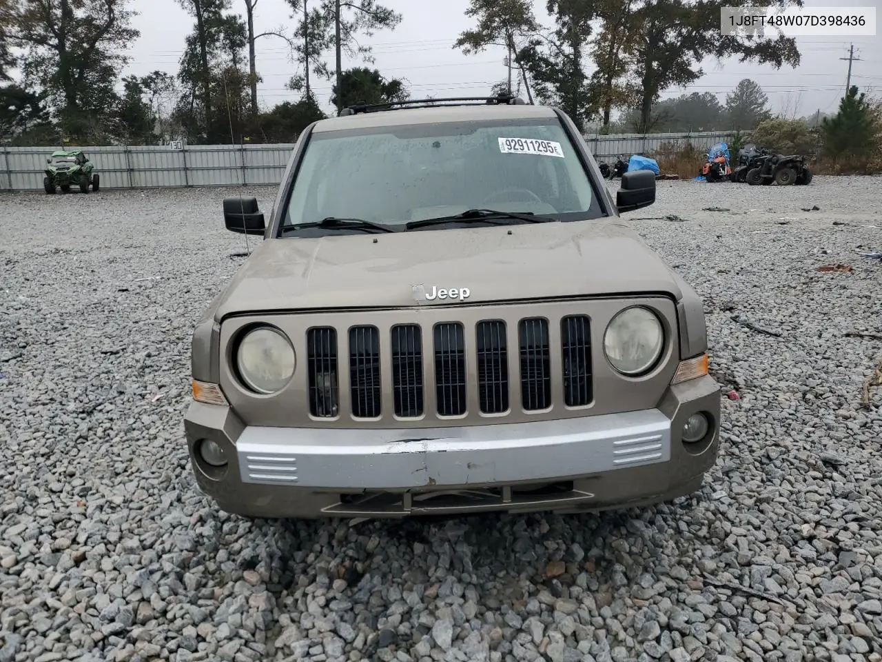 1J8FT48W07D398436 2007 Jeep Patriot Limited