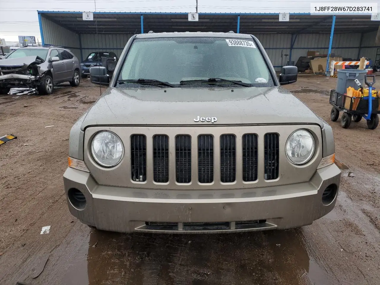 1J8FF28W67D283741 2007 Jeep Patriot Sport