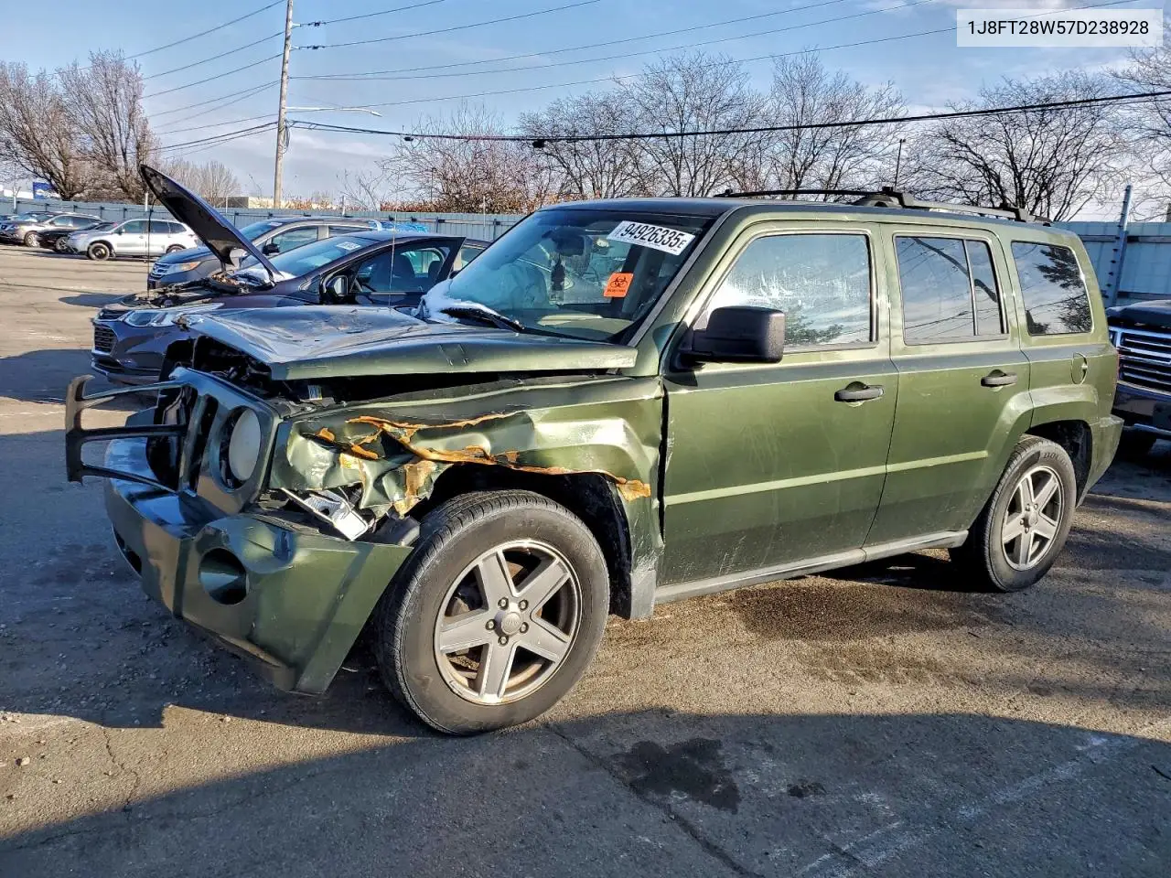 1J8FT28W57D238928 2007 Jeep Patriot Sport