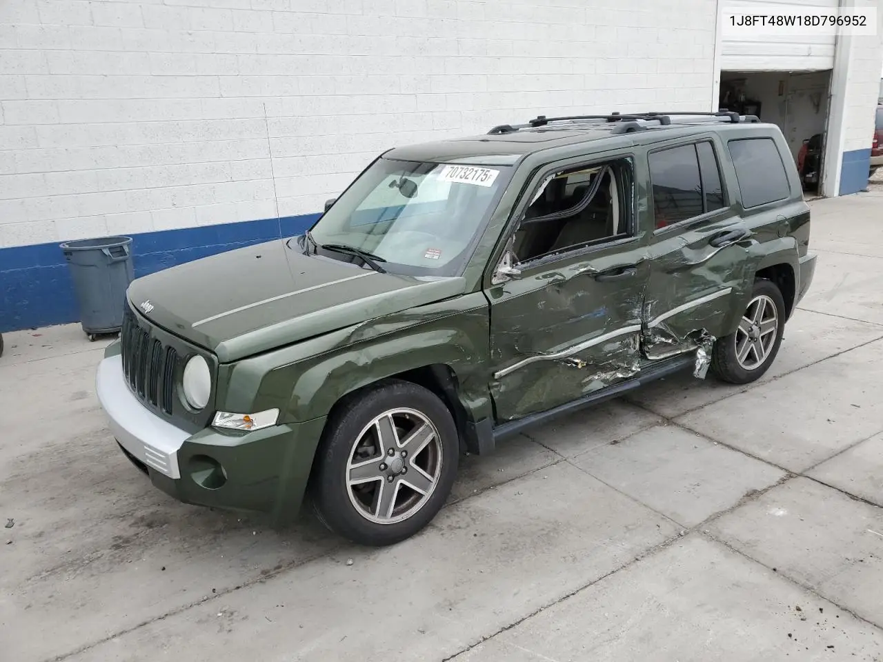 1J8FT48W18D796952 2008 Jeep Patriot Limited
