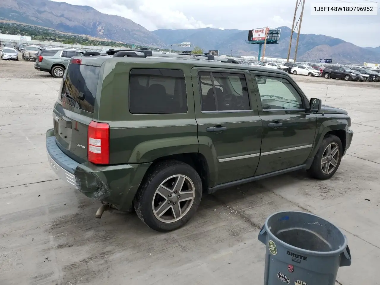 1J8FT48W18D796952 2008 Jeep Patriot Limited