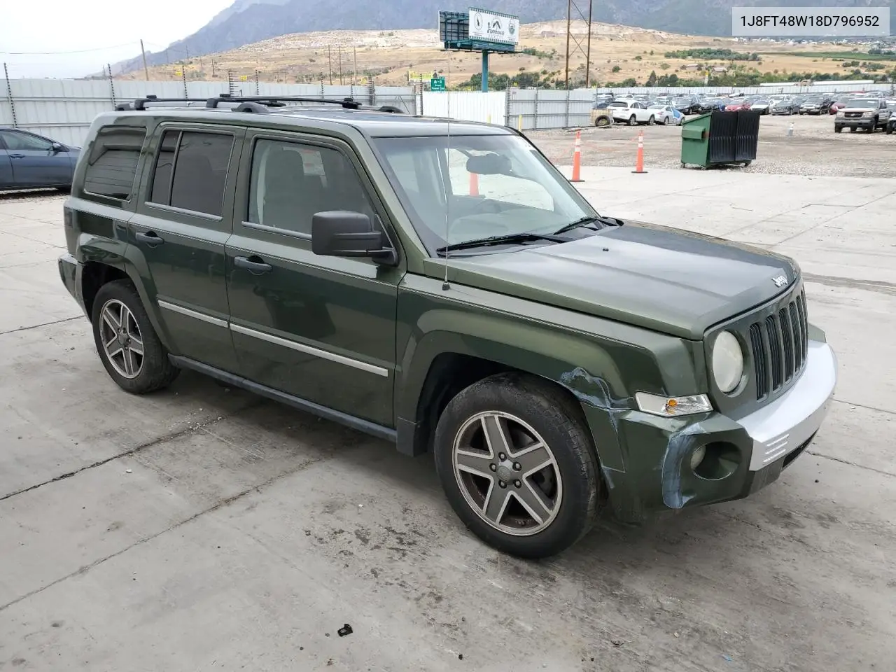 1J8FT48W18D796952 2008 Jeep Patriot Limited