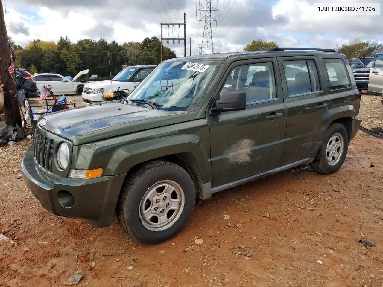 1J8FT28028D741796 2008 Jeep Patriot Sport