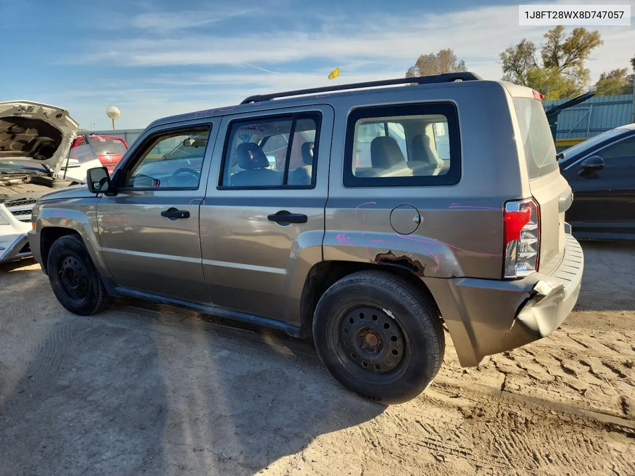 1J8FT28WX8D747057 2008 Jeep Patriot Sport