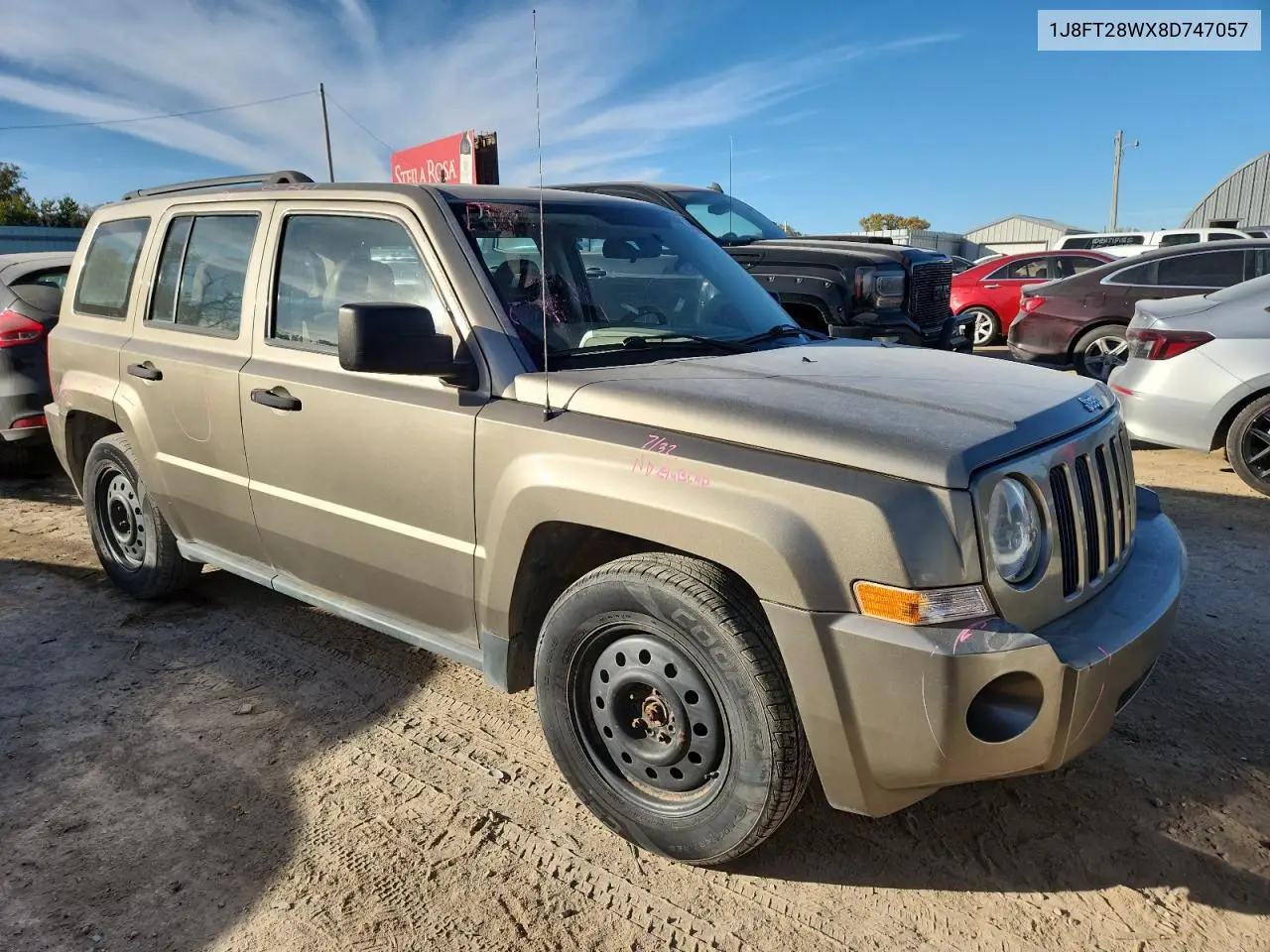 1J8FT28WX8D747057 2008 Jeep Patriot Sport
