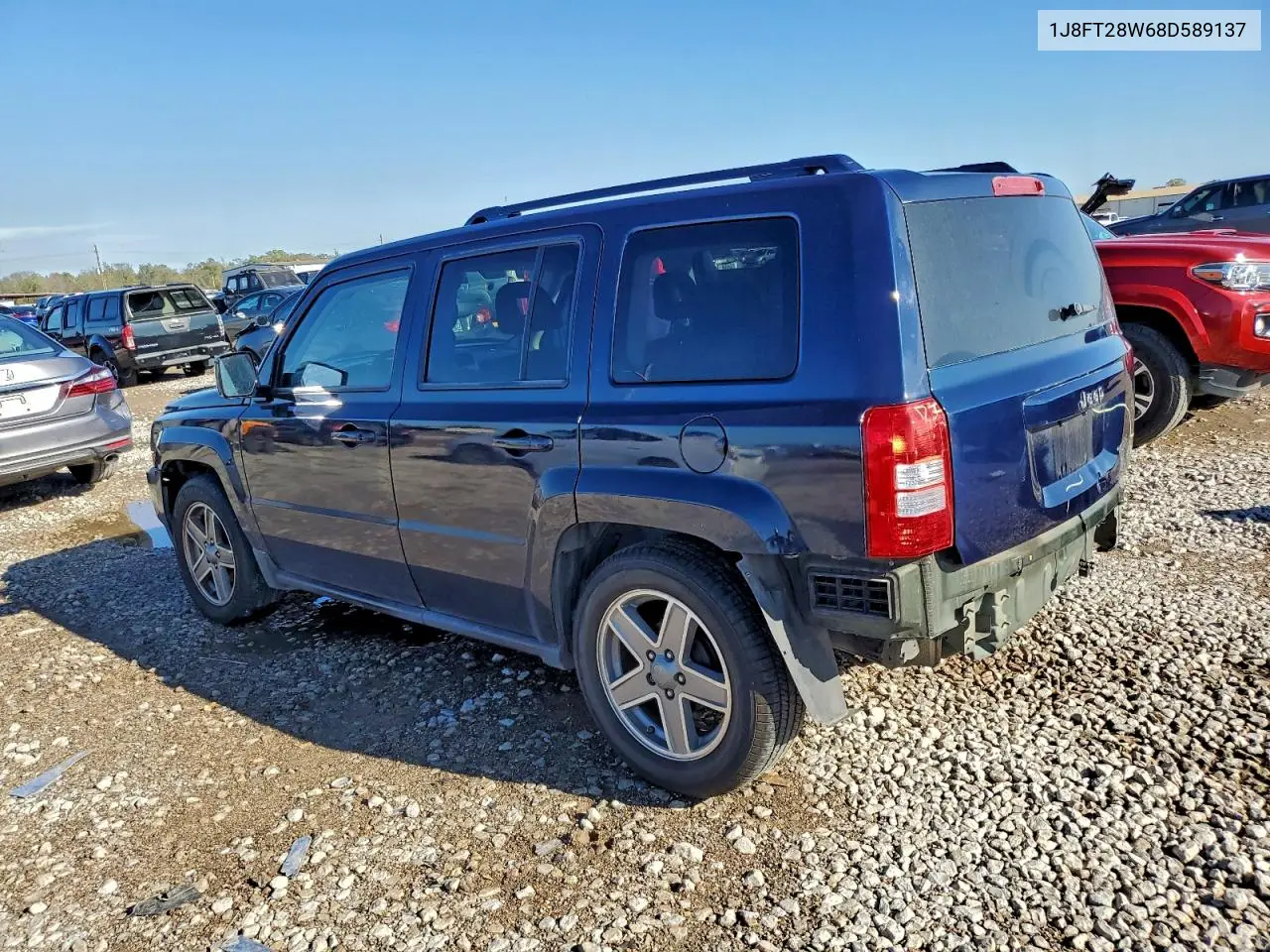 1J8FT28W68D589137 2008 Jeep Patriot Sport