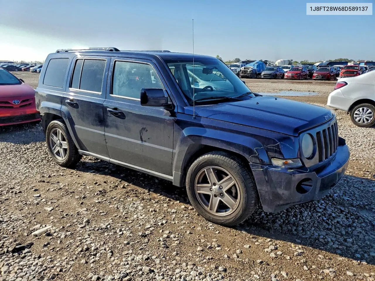1J8FT28W68D589137 2008 Jeep Patriot Sport