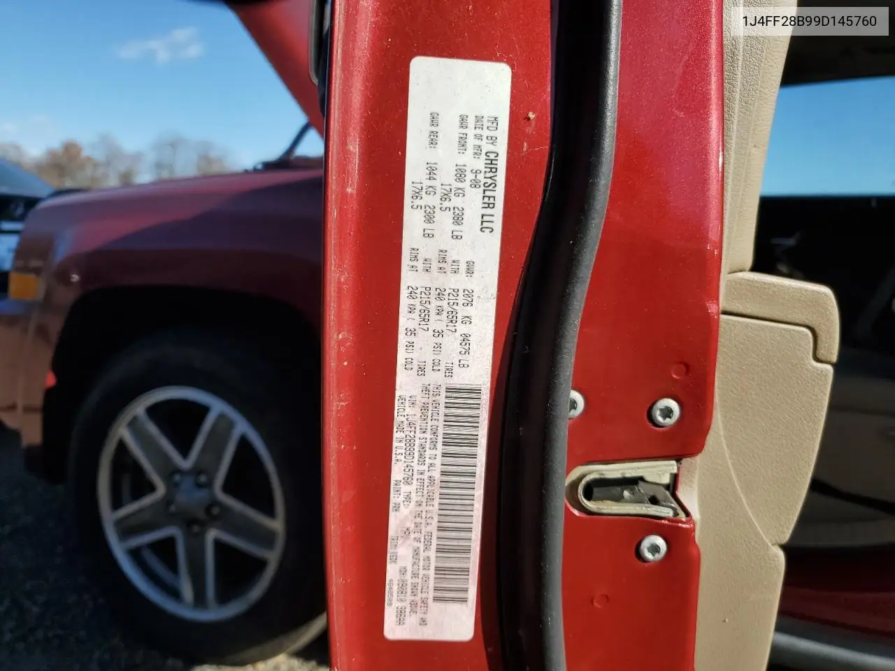 1J4FF28B99D145760 2009 Jeep Patriot Sport