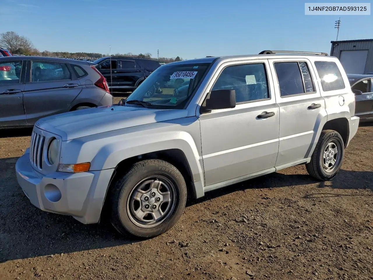 1J4NF2GB7AD593125 2010 Jeep Patriot Sport
