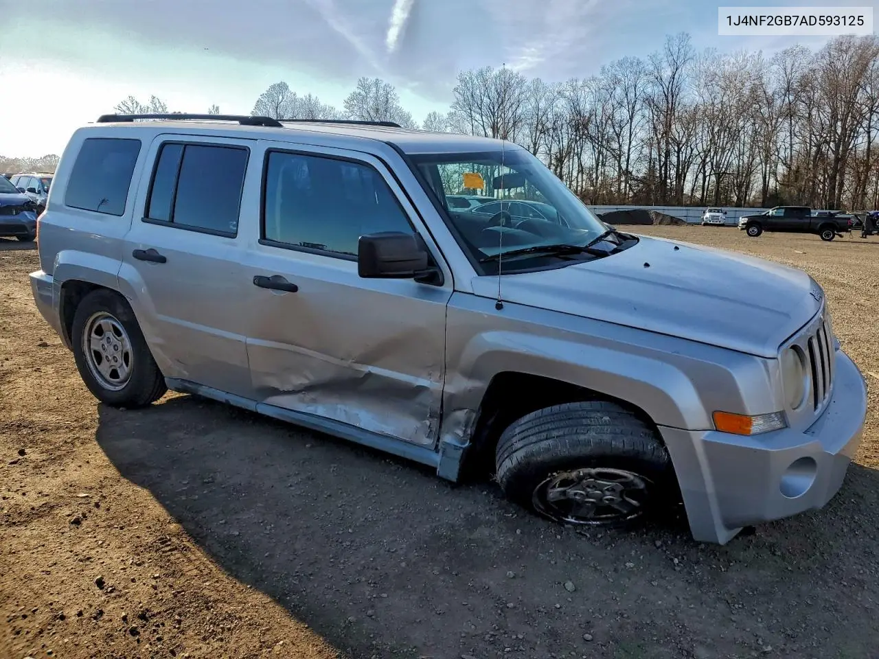 1J4NF2GB7AD593125 2010 Jeep Patriot Sport