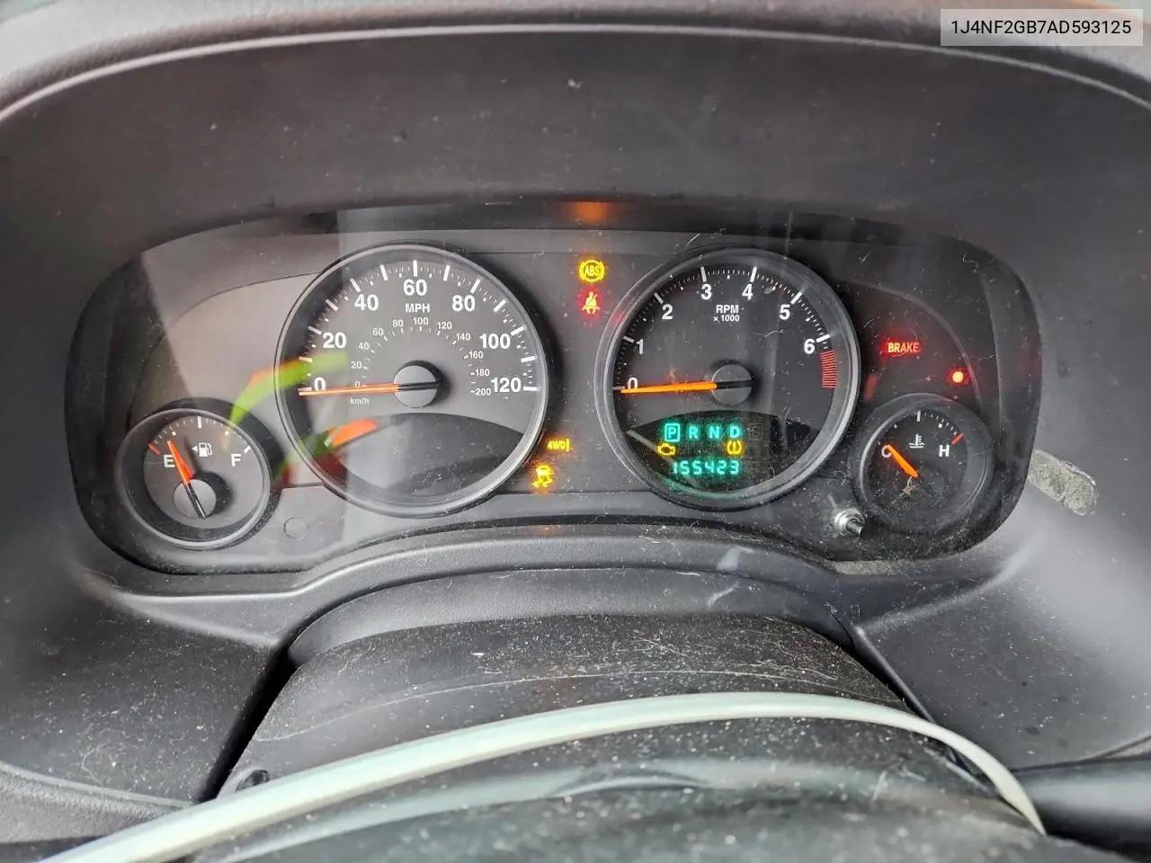 1J4NF2GB7AD593125 2010 Jeep Patriot Sport