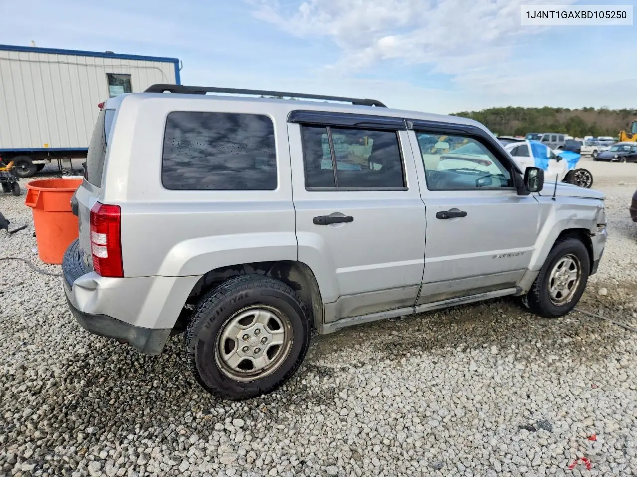1J4NT1GAXBD105250 2011 Jeep Patriot Sport