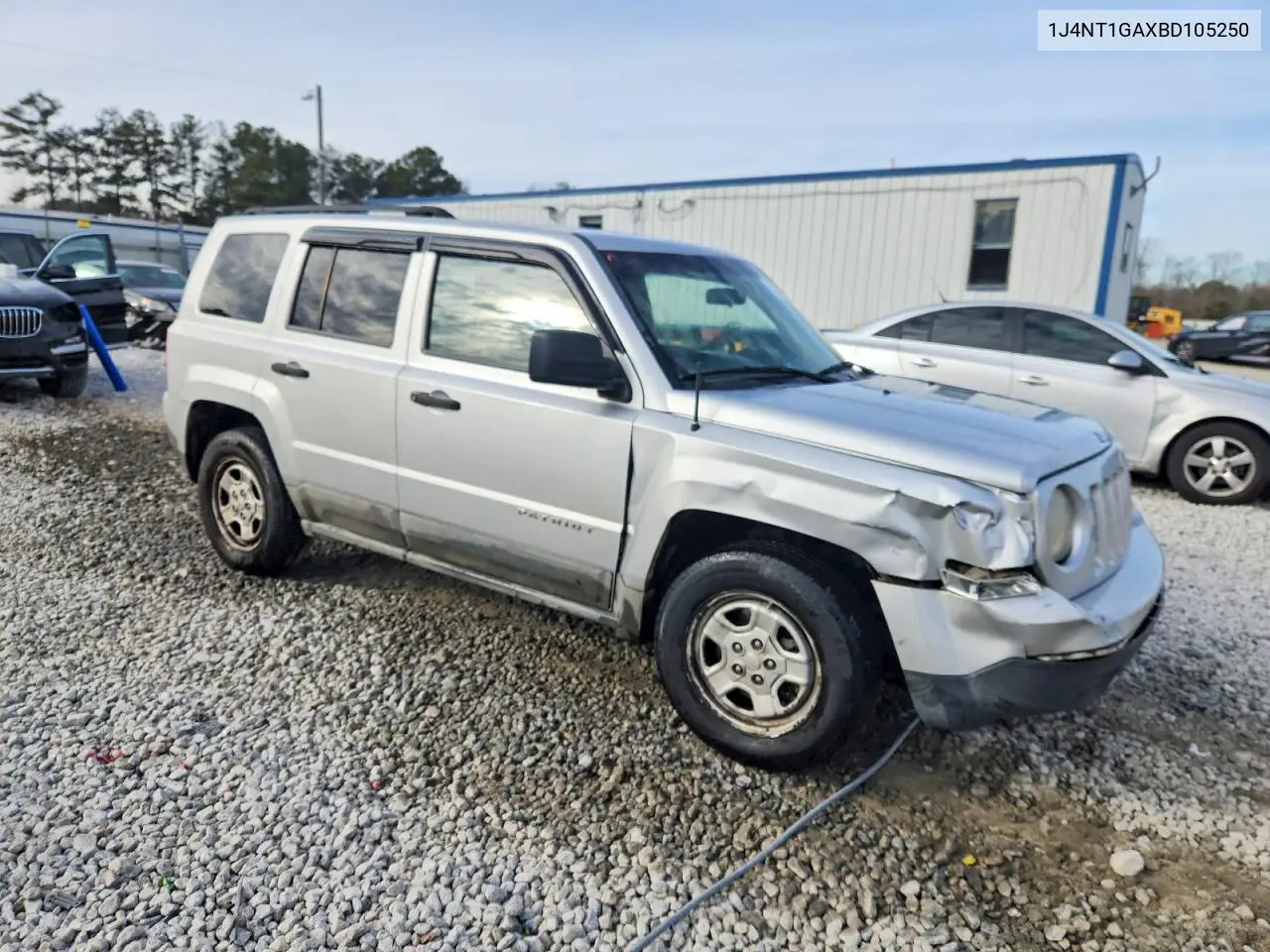 1J4NT1GAXBD105250 2011 Jeep Patriot Sport