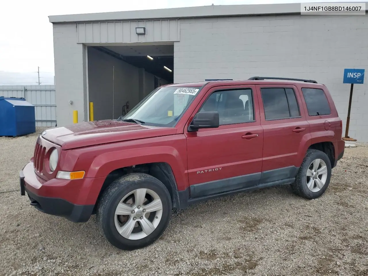 1J4NF1GB8BD146007 2011 Jeep Patriot Sport