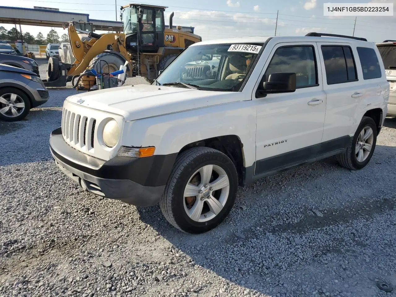 1J4NF1GB5BD223254 2011 Jeep Patriot Sport