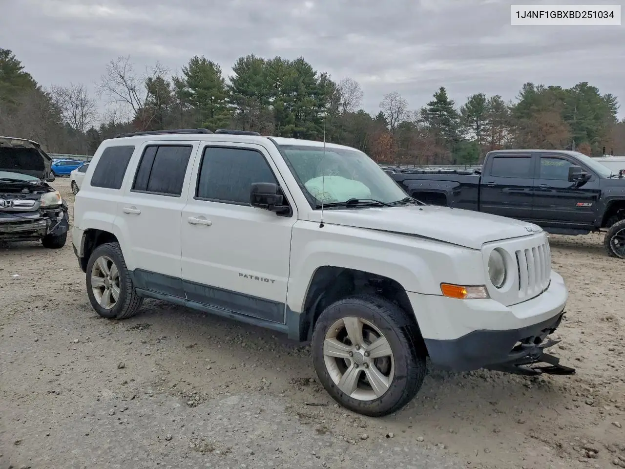 1J4NF1GBXBD251034 2011 Jeep Patriot Sport