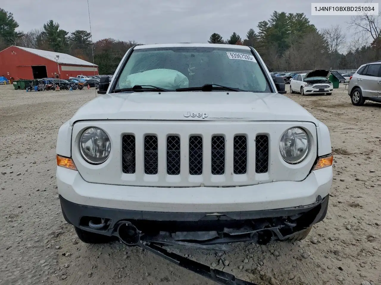 1J4NF1GBXBD251034 2011 Jeep Patriot Sport